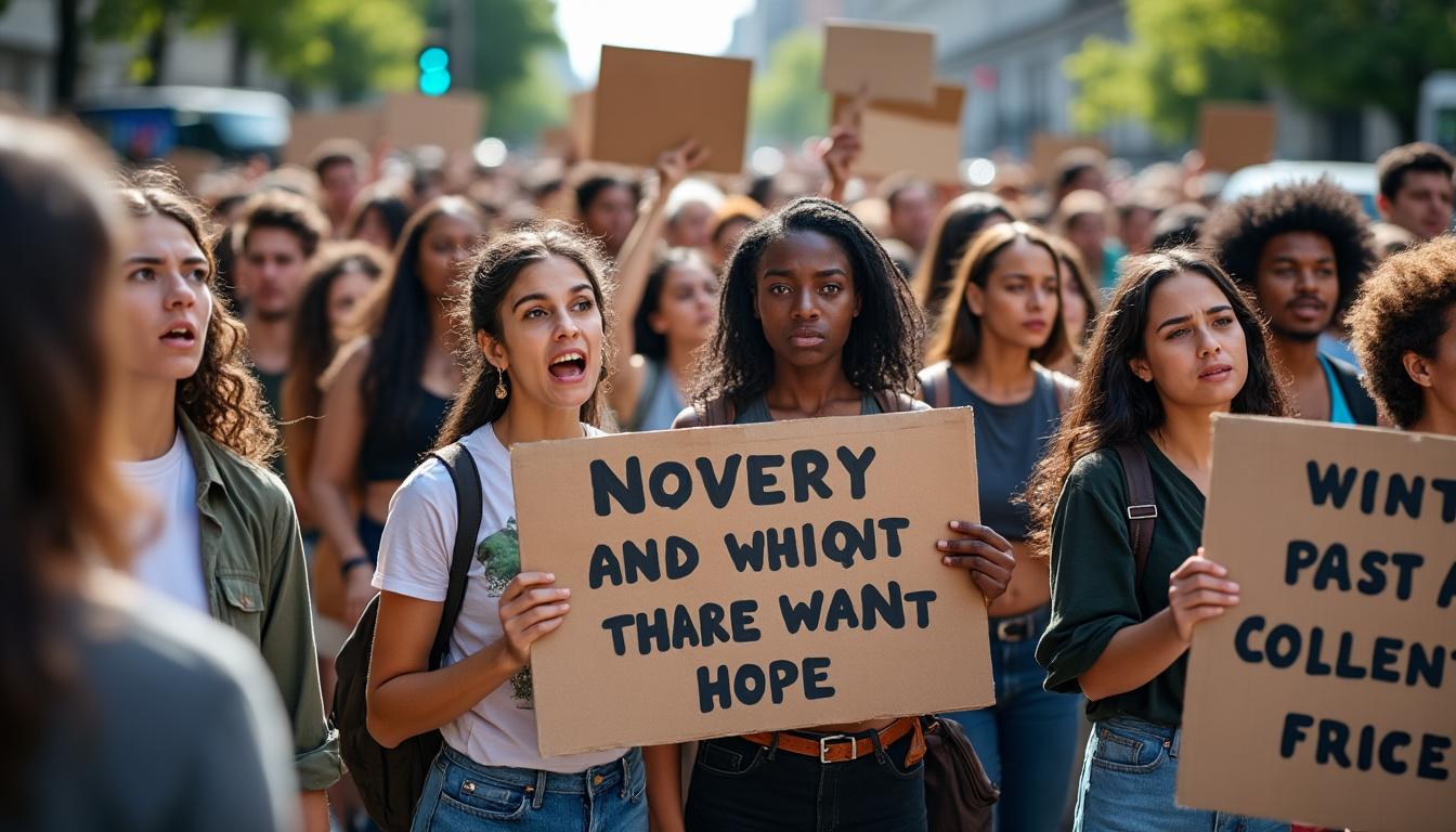 découvrez mimésis, une œuvre photographique de uliano lucas qui explore l'art au service de l'engagement politique, mêlant esthétique et message puissant.