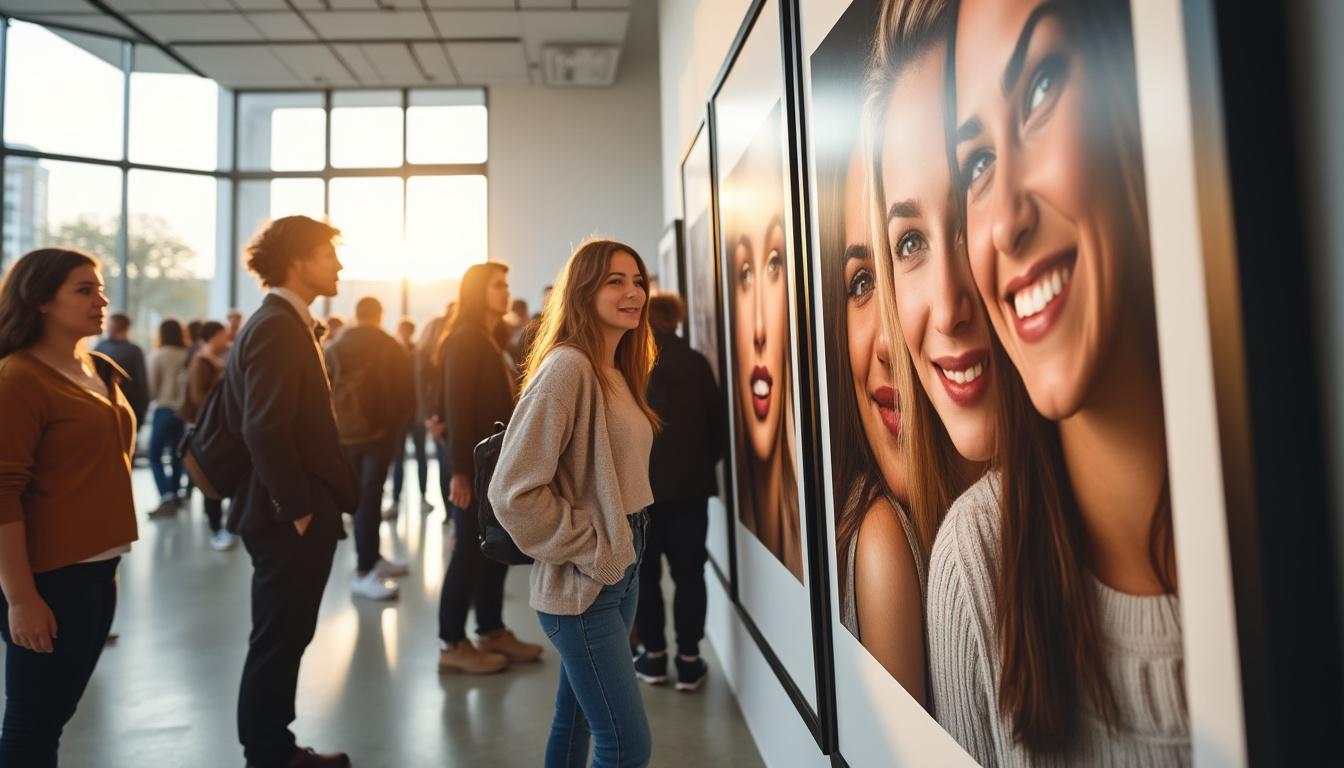 découvrez une exposition photo à cologne qui célèbre la joie et illumine les visages par des images captivantes et pleines d'émotion.
