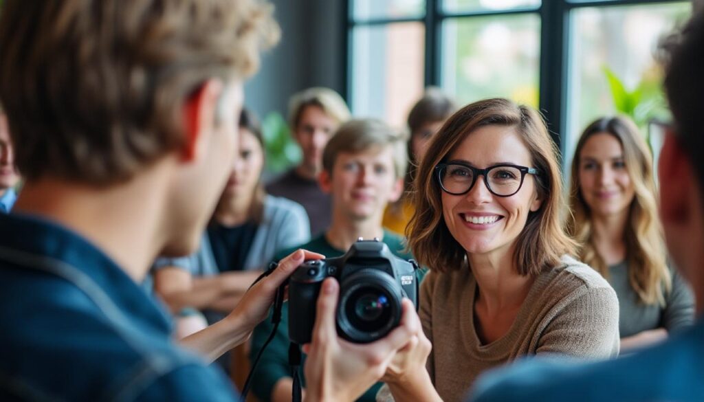 participez à un atelier photo unique dédié au portrait, animé par florence millet, et perfectionnez vos compétences en photographie de portrait dans une ambiance conviviale et professionnelle.