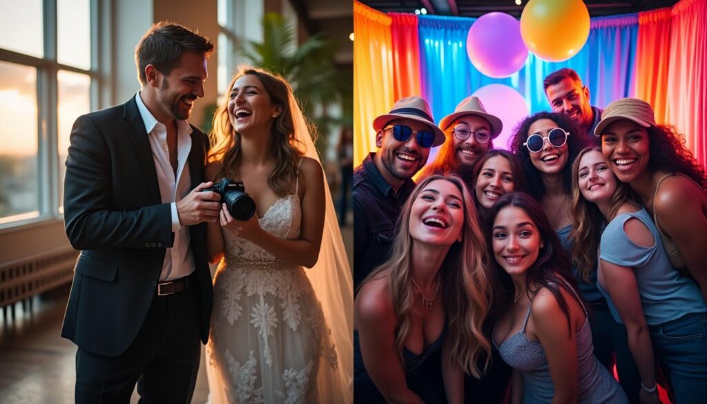 découvrez le duel entre photographe professionnel et photobooth pour capturer vos meilleurs souvenirs inoubliables lors de vos événements.