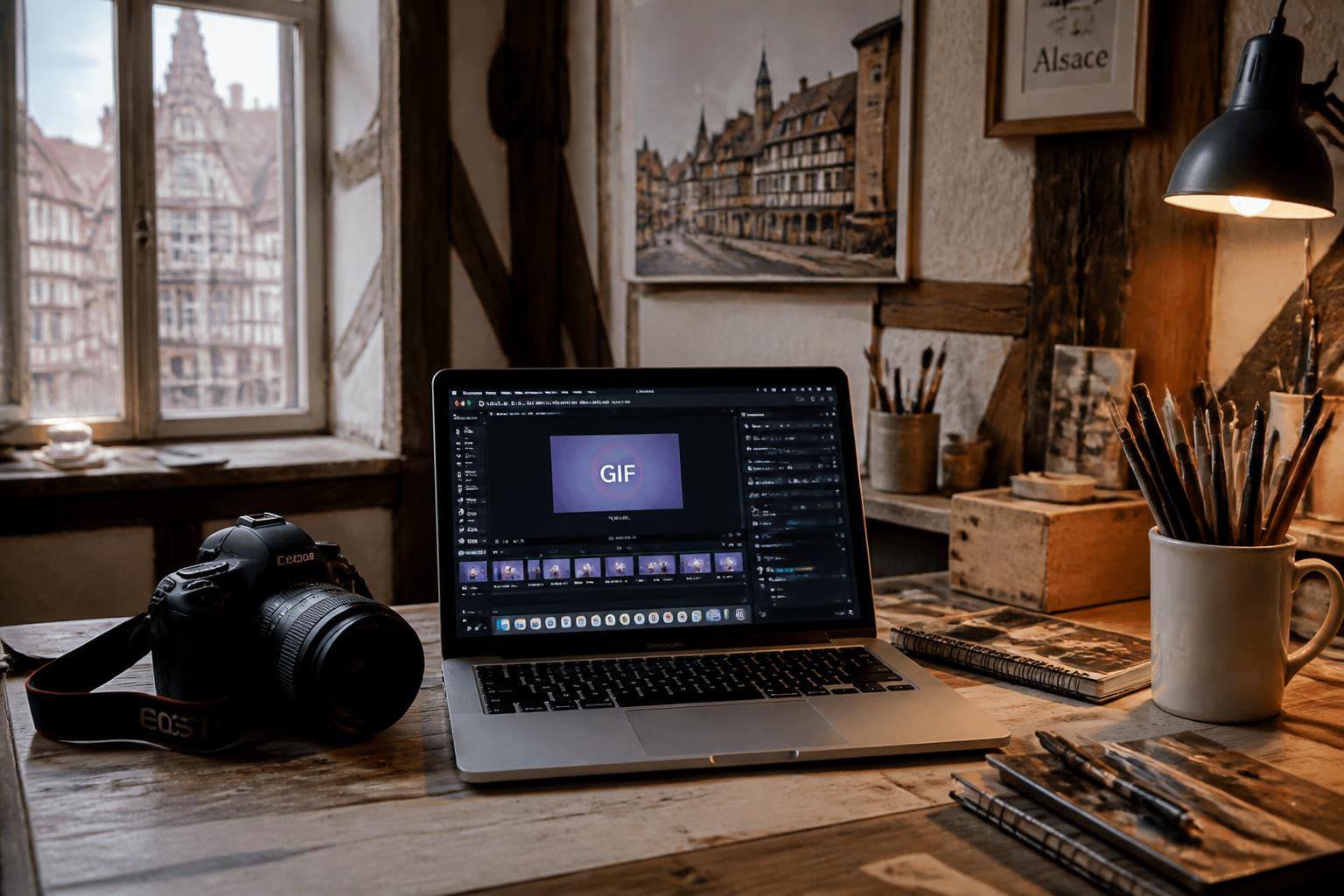 apprenez à créer un gif à partir de vos photos en ligne rapidement et facilement grâce à notre guide simple et accessible à tous.