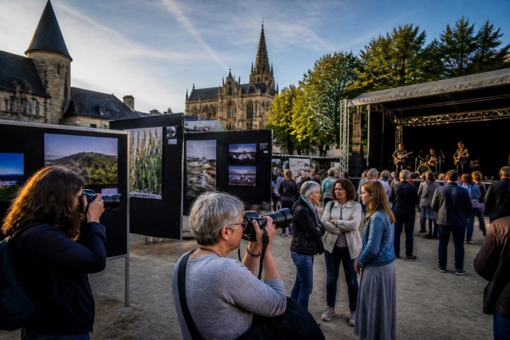 découvrez la biennale de photographie à coutances, un événement vivant avec des ateliers créatifs, la présence d'artistes invitées et des concerts pour une expérience culturelle unique.