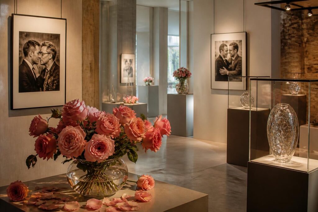 découvrez « fragile beauté », une exposition émouvante célébrant la passion commune et la complicité artistique de sir elton john et david furnish à travers des œuvres uniques.