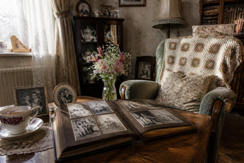 plongez dans vos souvenirs d'enfance avec nos photos de chez grand-mère, une collection pleine d'émotion et d'authenticité qui ravive les moments précieux du passé.