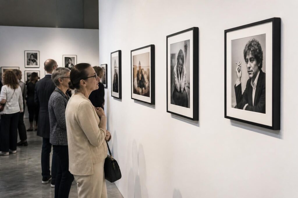 découvrez l'exposition célébrant 50 ans de carrière de guido harari, à travers ses clichés emblématiques et récits captivants, présentée sur lelitteraire.com dans la rubrique incontri.