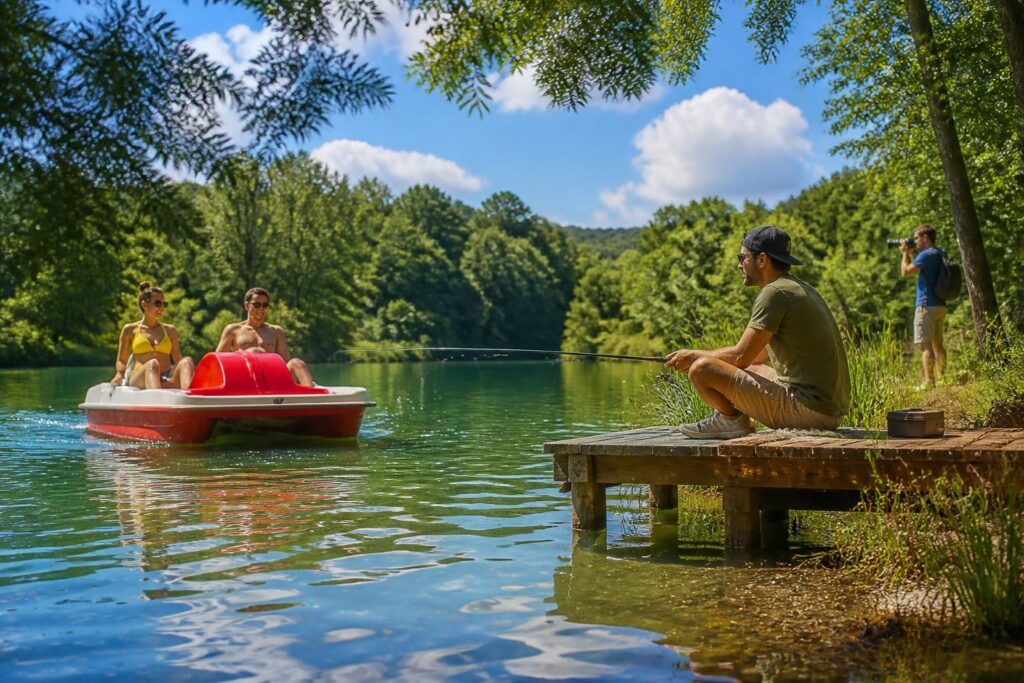 découvrez les nouveautés estivales à la base de loisirs de la borde : détente en pédalo, sessions de pêche et ateliers de photographie pour toute la famille.