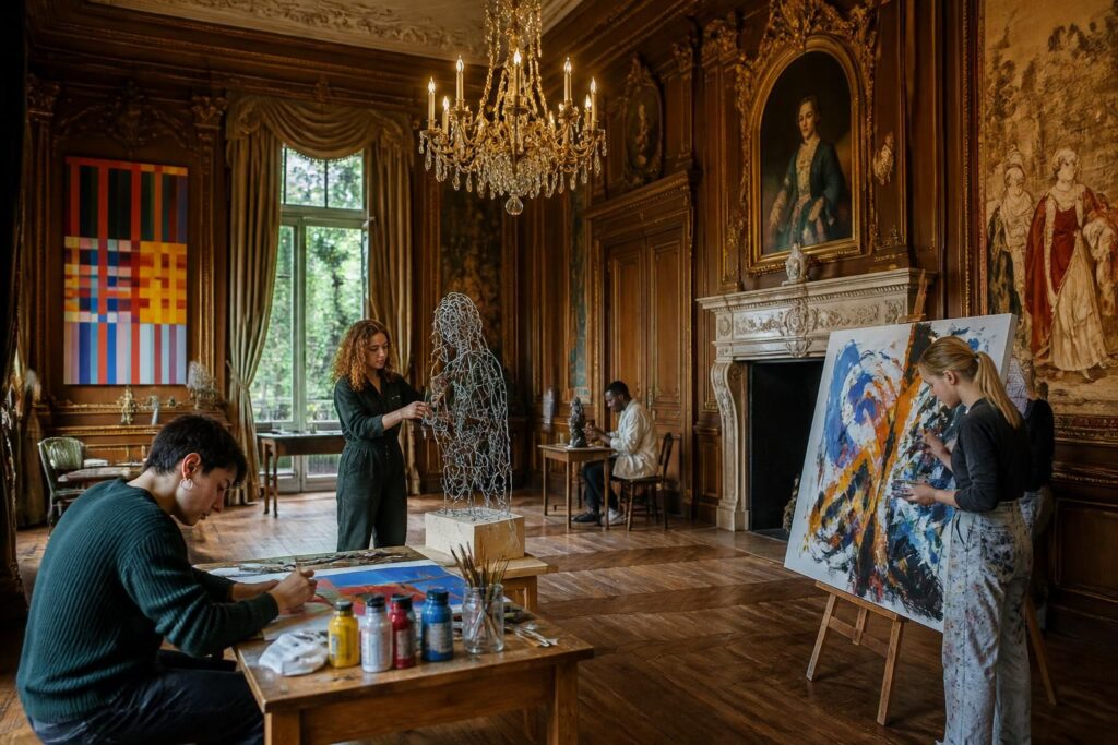découvrez comment le château de revel ouvre ses salons historiques à une nouvelle génération d’artistes, mêlant héritage et modernité dans un cadre exceptionnel.