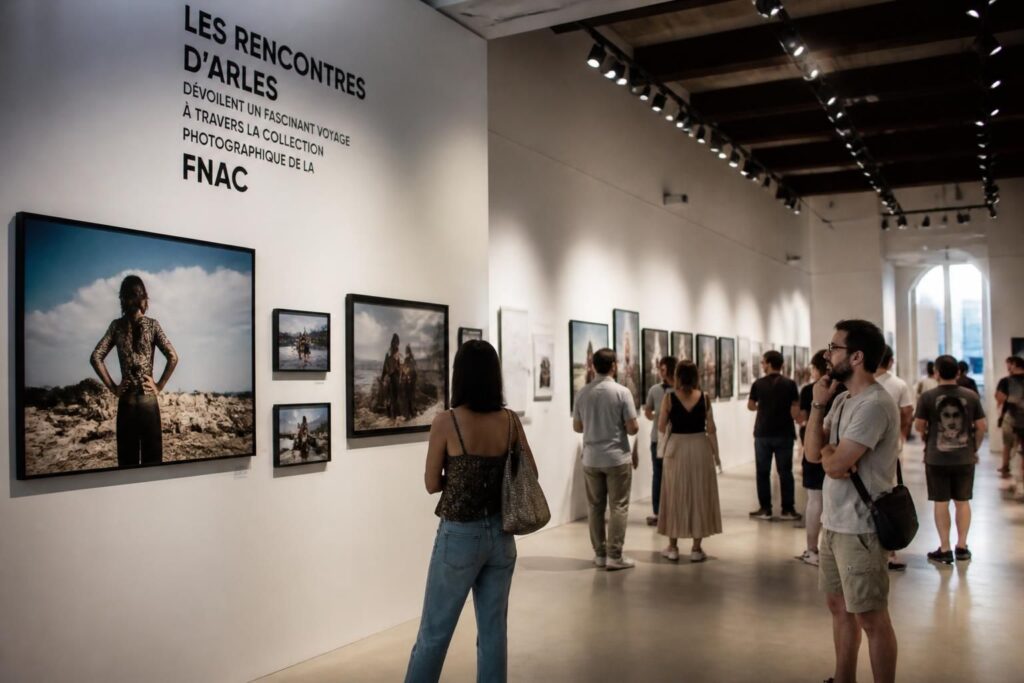 découvrez les rencontres d'arles qui dévoilent un fascinant voyage à travers la collection photographique de la fnac, mettant en lumière des œuvres captivantes et inédites.