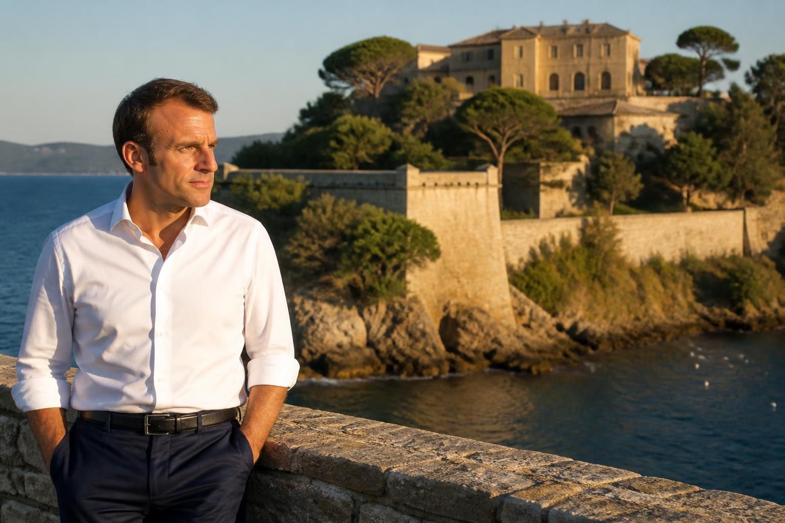 découvrez l'été unique d'emmanuel macron au fort de brégançon, un refuge varois où le président profite de vacances singulières dans un cadre historique et paisible.