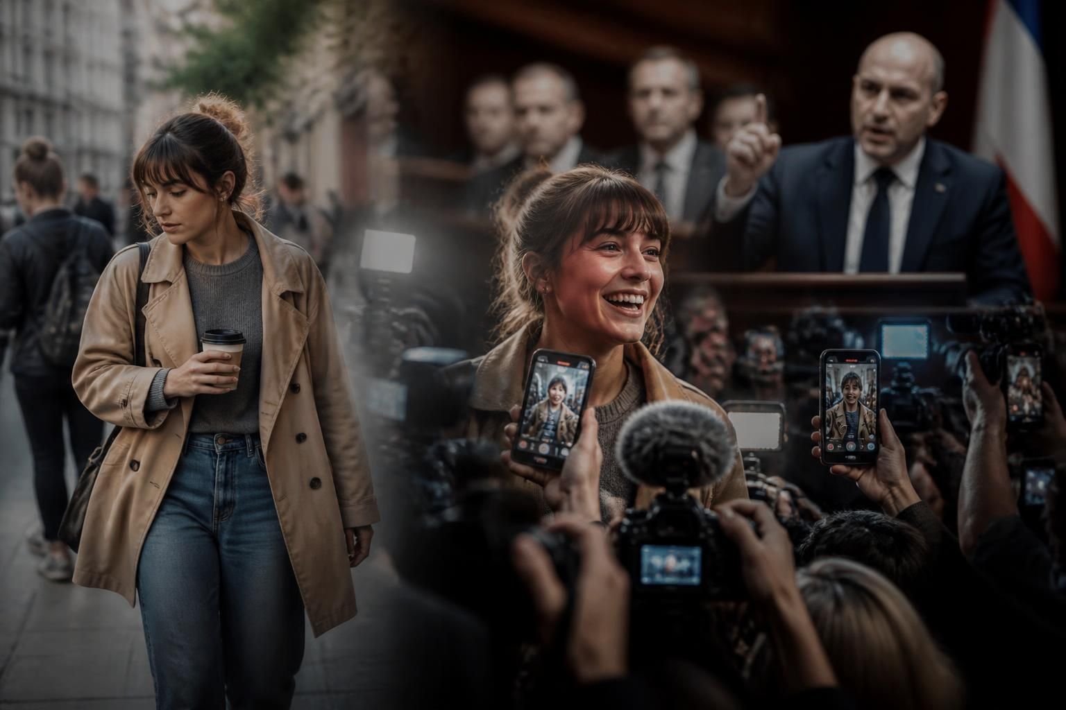 découvrez l'incroyable parcours d'une simple passante photographiée à son insu devenue star du web, avant l'intervention controversée du député rn julien odoul.