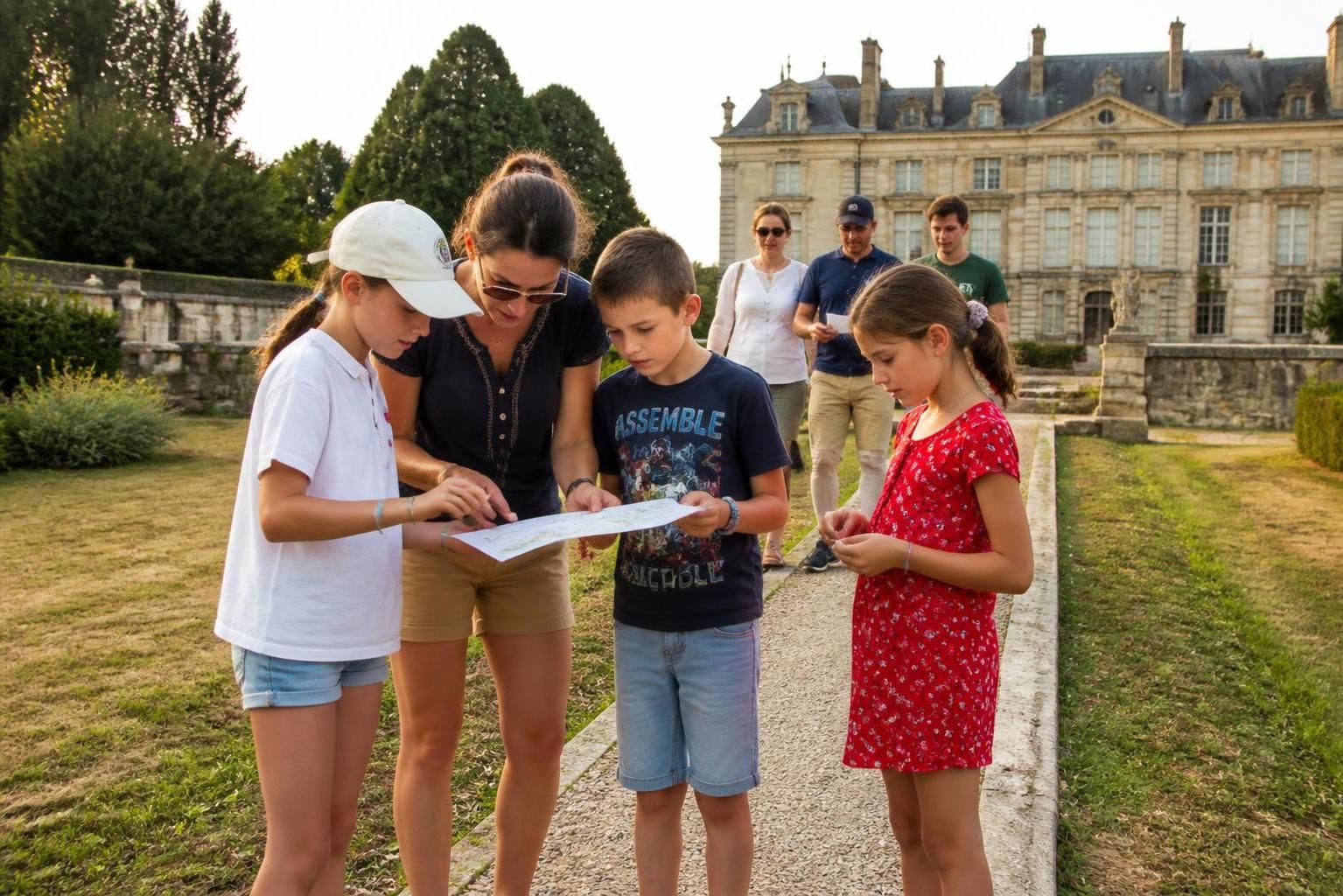 plongez dans l'énigme au grand-jardin et découvrez qui a dérobé la précieuse photographie du château dans ce mystère captivant.
