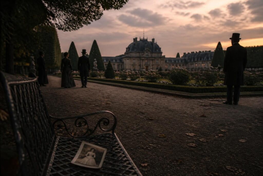 plongez dans le mystère du grand-jardin et découvrez qui a volé la précieuse photographie du château. enquête, suspense et révélations au rendez-vous !