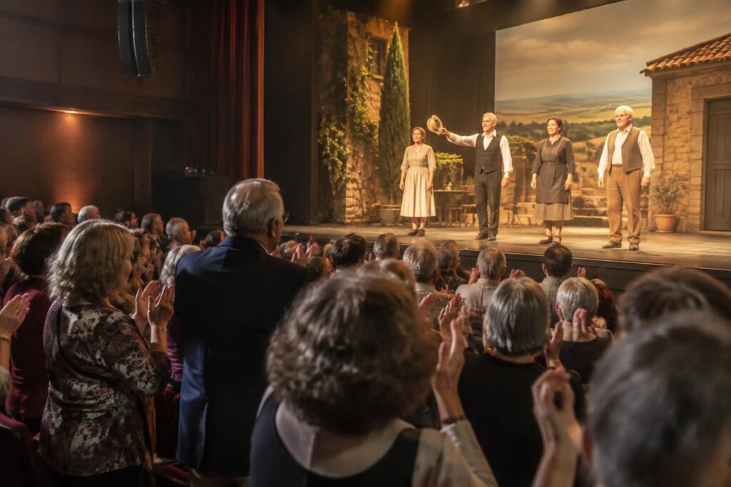 à decazeville, le public a plébiscité « gironde mon amour », un spectacle qui a conquis les spectateurs.