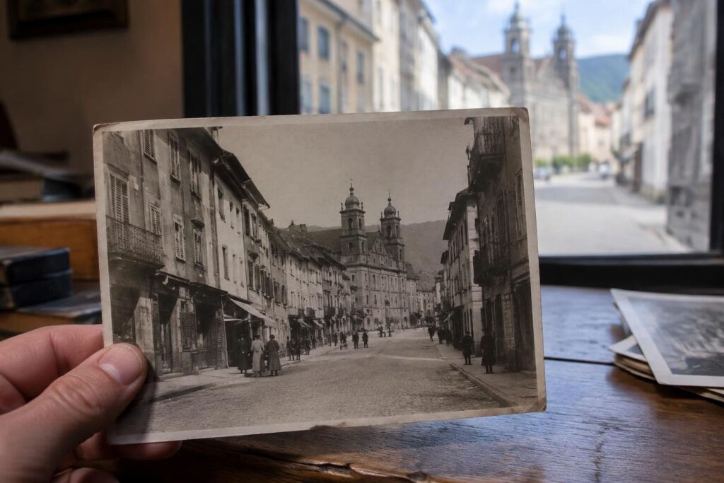 à remiremont, une photographie étonnante invite à redécouvrir un épisode méconnu de l’histoire locale des vosges.